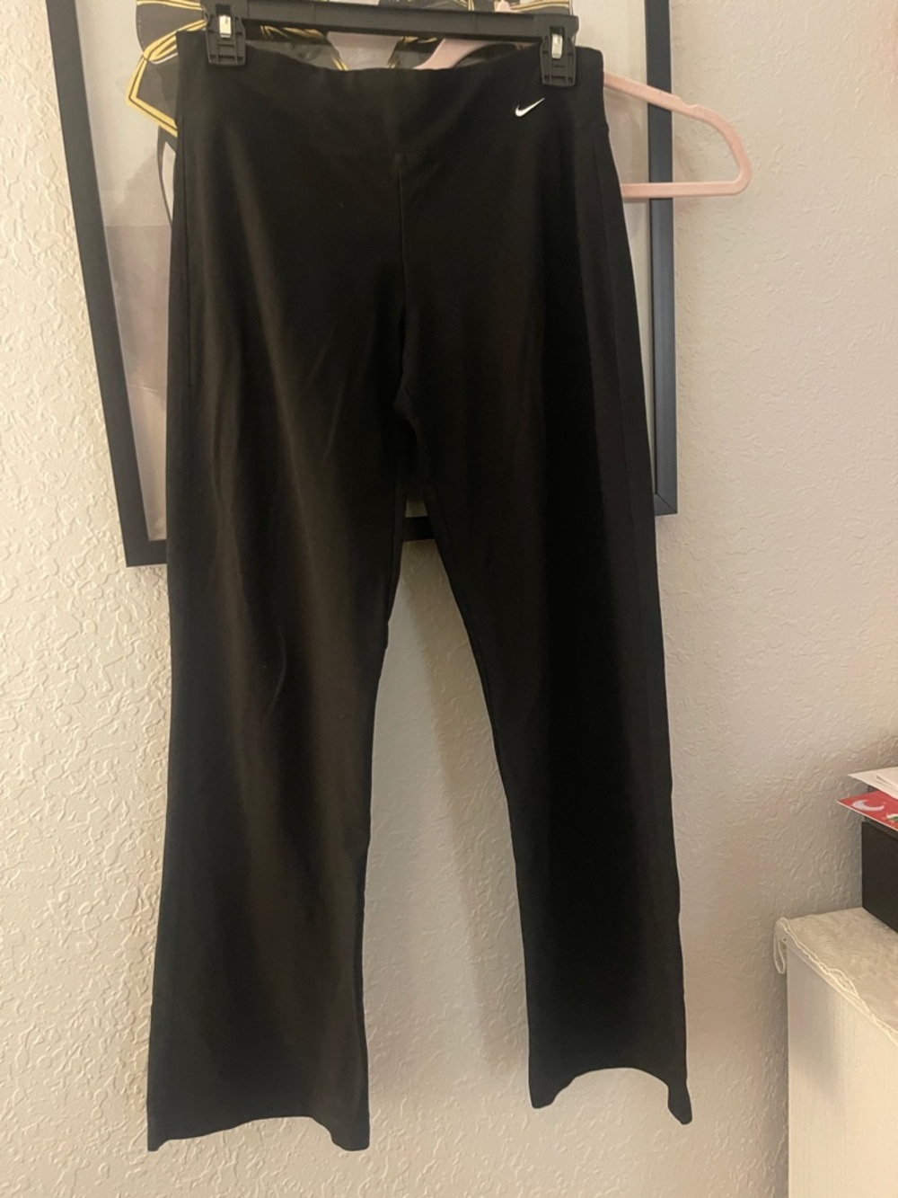Nike Black Workout flared leggings
